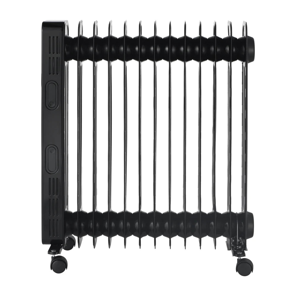 Igenix IG2626BL 2.5Kw Digital Control Oil Filled  Radiator- Black