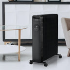 Igenix IG2626BL 2.5Kw Digital Control Oil Filled  Radiator- Black