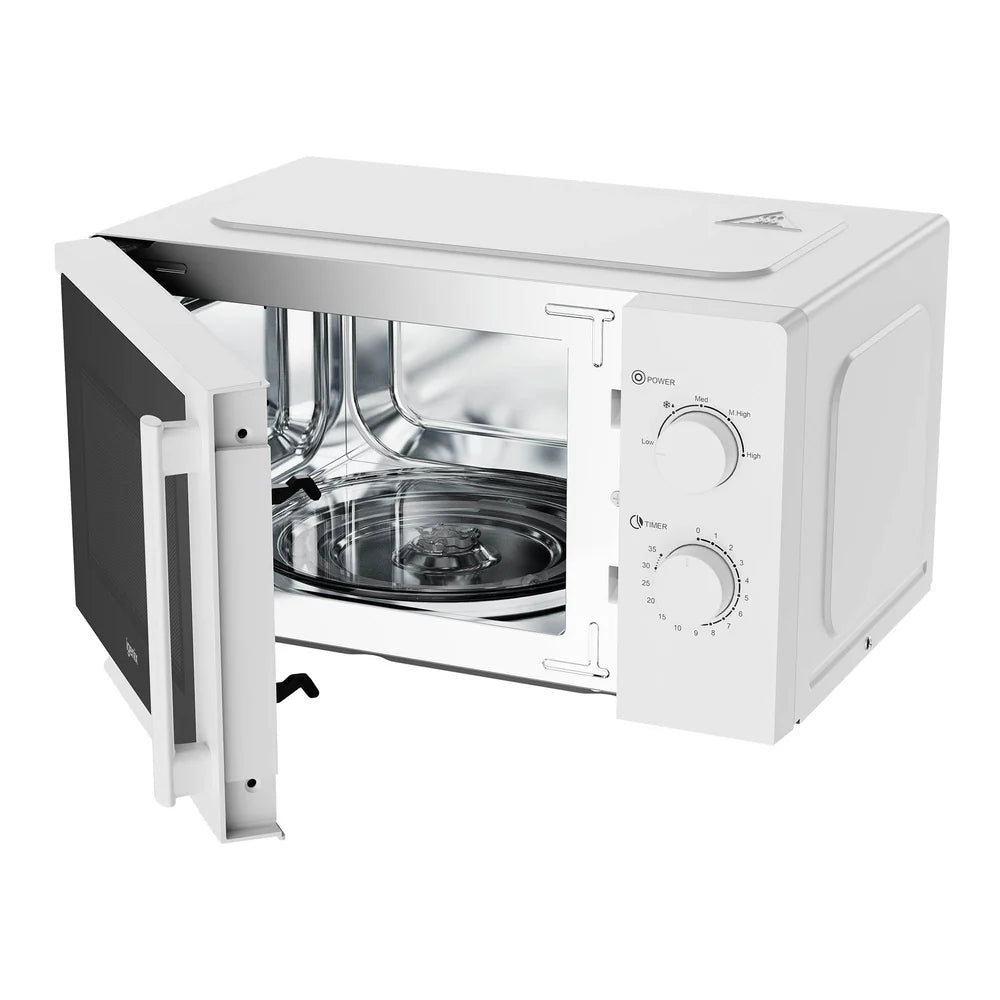 Igenix  IGMS0820MSSW 20L 800 Watts Compact Solo Microwave - White