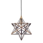 Ilario Small Star Pendant Antique Brass GlassAntique Brass