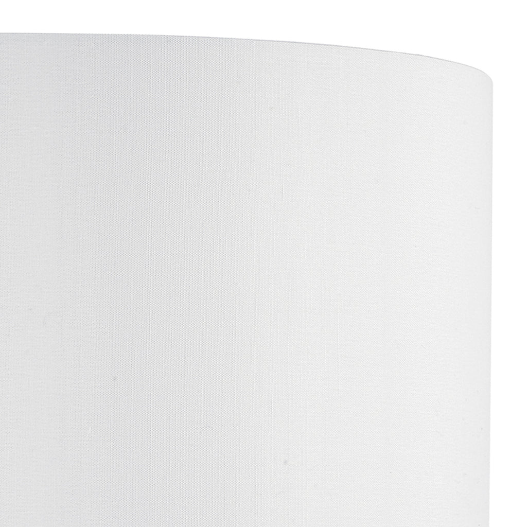 Innsbruck Ivory Faux Silk Oval Shade 30cm<br>Ivory