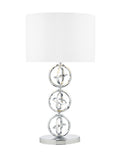 Innsbruck Table Lamp Polished Chrome With Shade <br>Polished Chrome