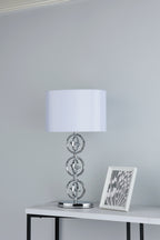 Innsbruck Table Lamp Polished Chrome With Shade <br>Polished Chrome