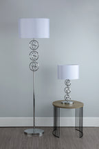 Innsbruck Table Lamp Polished Chrome With Shade <br>Polished Chrome