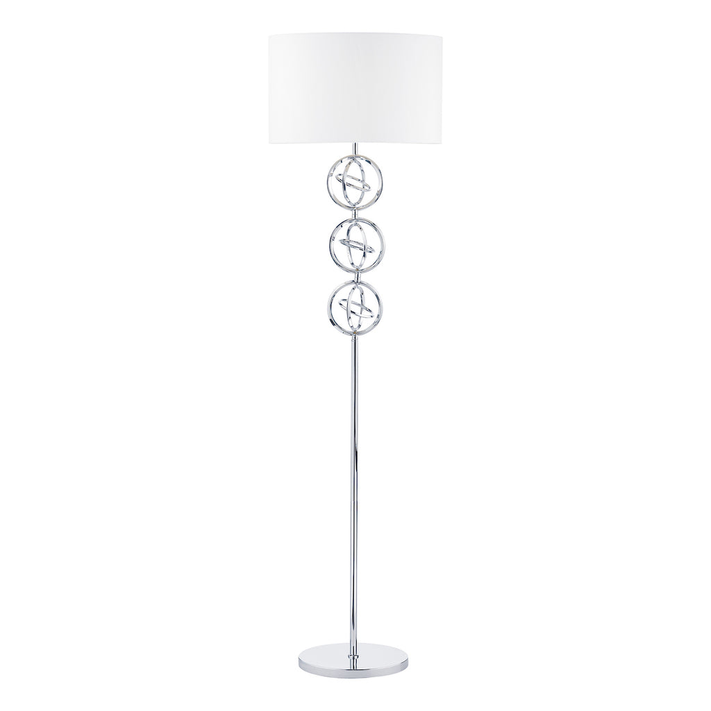 Innsbruck Floor Lamp Polished Chrome With Shade <br>Polished Chrome