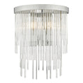 Isla 2 Light Wall Light Polished Chrome And Clear Glass<br>Glass