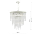 Jayden Natural Cotton Drum Shade 25cm<br>Natural
