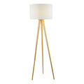 Ivor Tripod Floor Lamp Light Oak Base Only<br>Light Wood