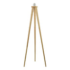 Ivor Tripod Floor Lamp Light Oak Base Only<br>Light Wood