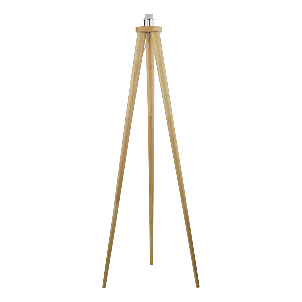 Ivor Tripod Floor Lamp Light Oak Base Only<br>Light Wood