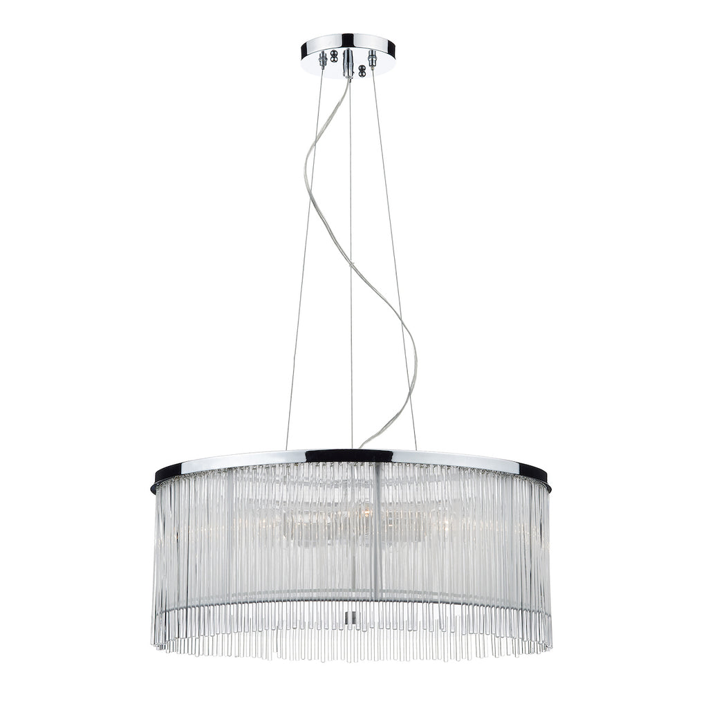 Japan 50cm 3 Light Pendant White<br>Glass