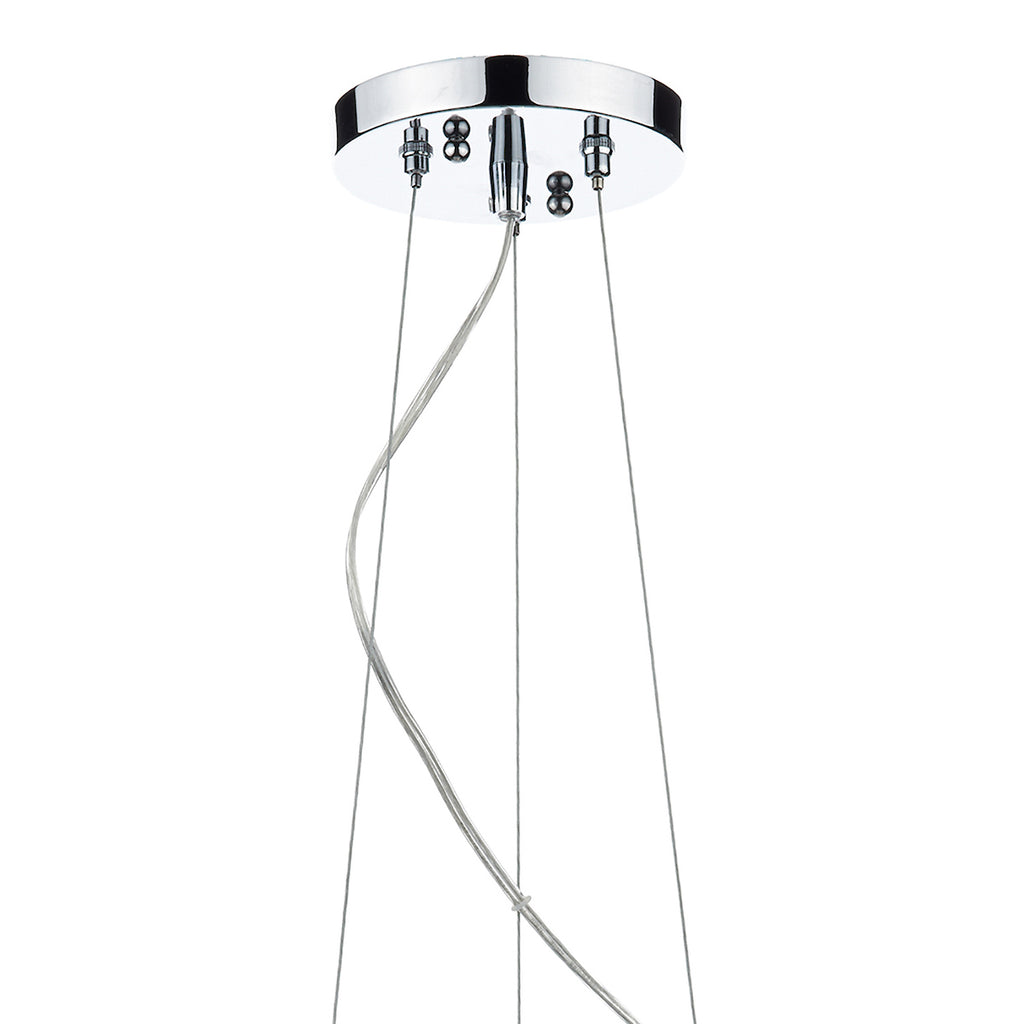 Japan 50cm 3 Light Pendant White<br>Glass