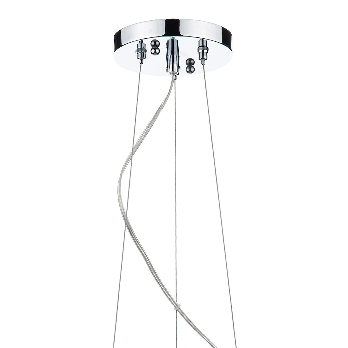 Japan 50cm 3 Light Pendant White<br>Glass