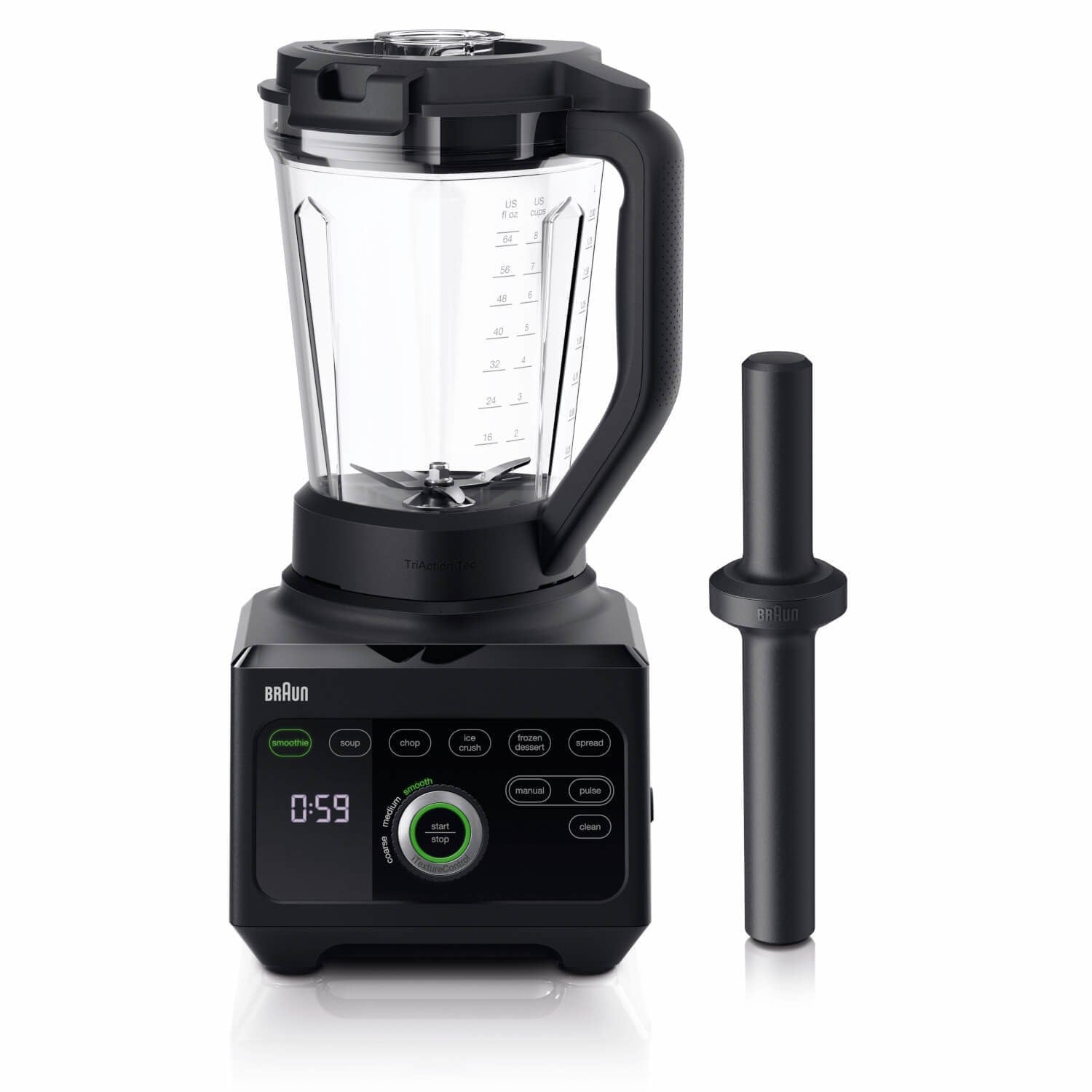 Braun JB9040BK 1600W 3L PowerBlend 9 Jug Blender Black