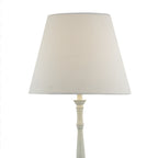 Joanna Table Lamp White With Shade <br>Matt White