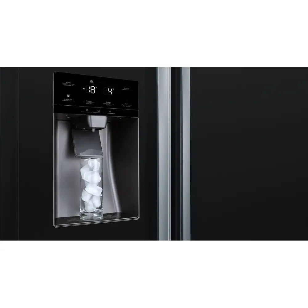 Bosch Series 6 KAD93ABEP Plumbed American Fridge Freezer -Black
