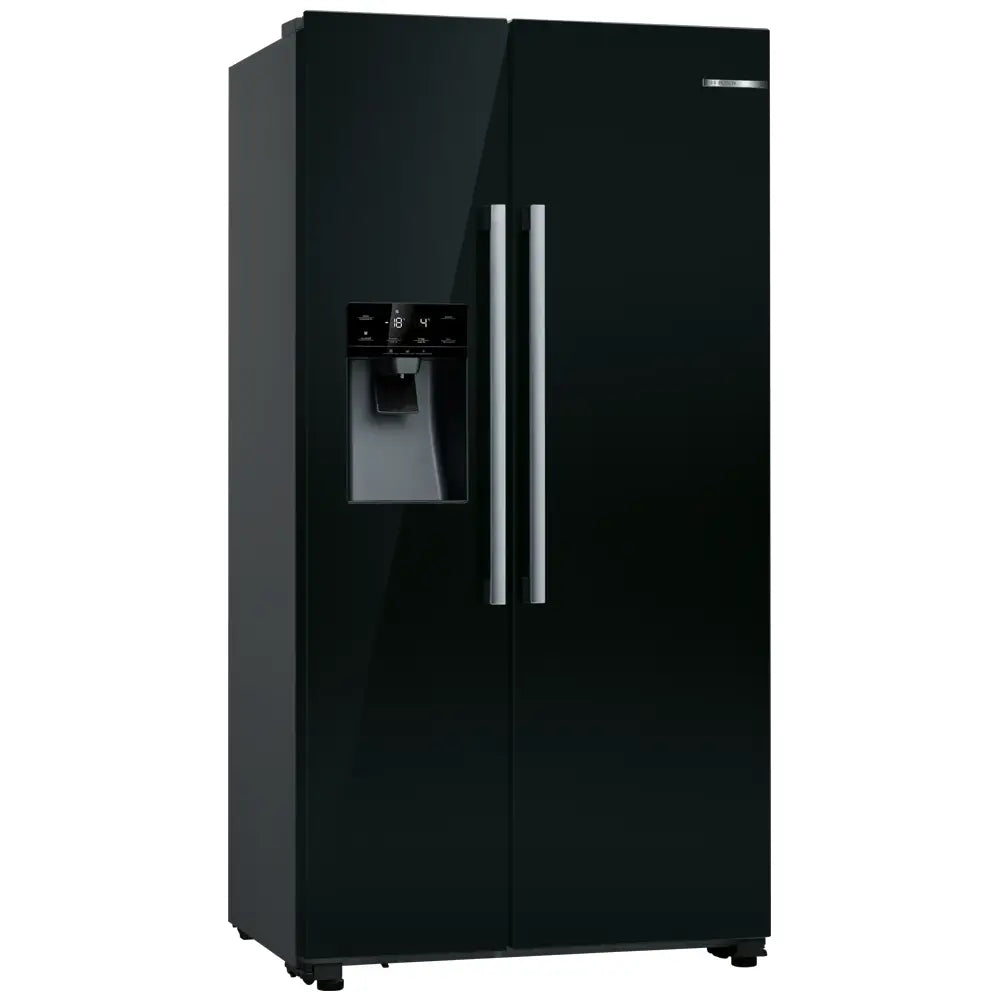 Bosch Series 6 KAD93ABEP Plumbed American Fridge Freezer -Black