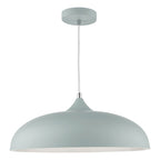 Kaelan 1 Light Pendant Soft Matt Grey<br>Matt Grey