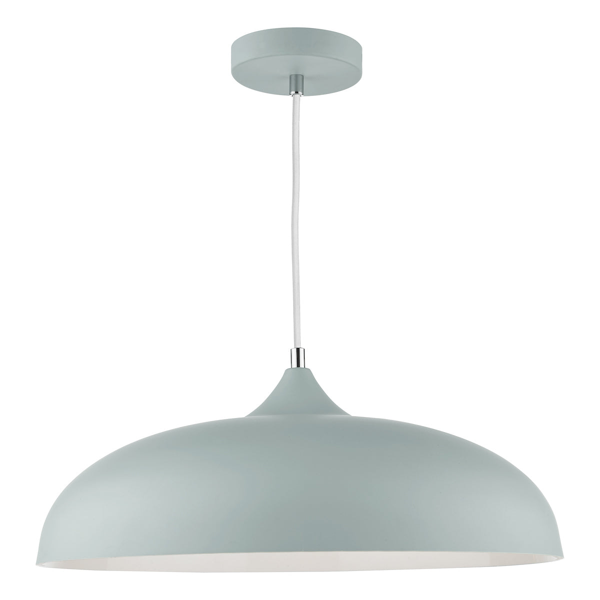 Kaelan 1 Light Pendant Soft Matt Grey<br>Matt Grey
