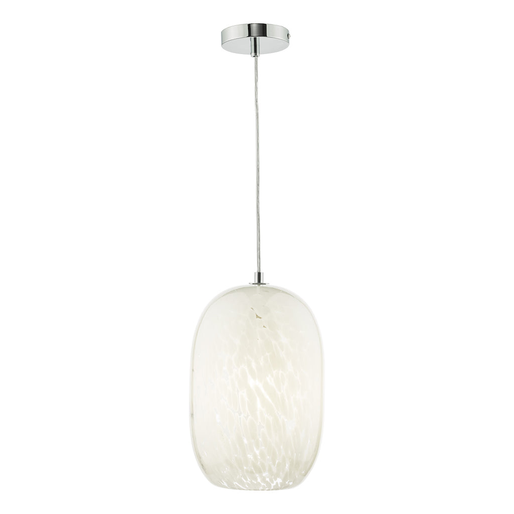 Kari Pendant White Glass<br>White Glass