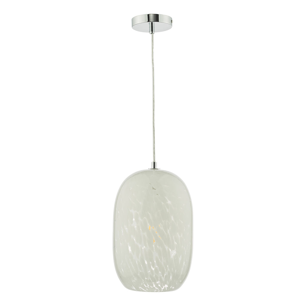 Kari Pendant White Glass<br>White Glass