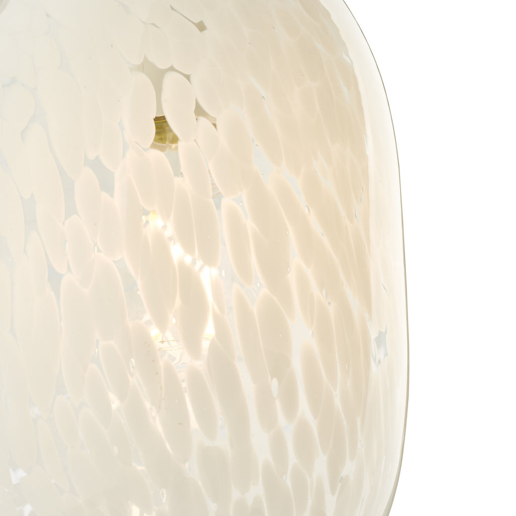 Kari Pendant White Glass<br>White Glass