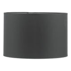 Kelso Black Cotton Drum Shade 38cm<br>Black