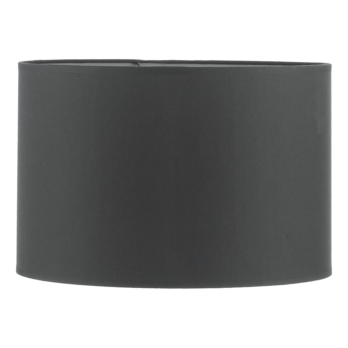 Kelso Black Cotton Drum Shade 38cm<br>Black