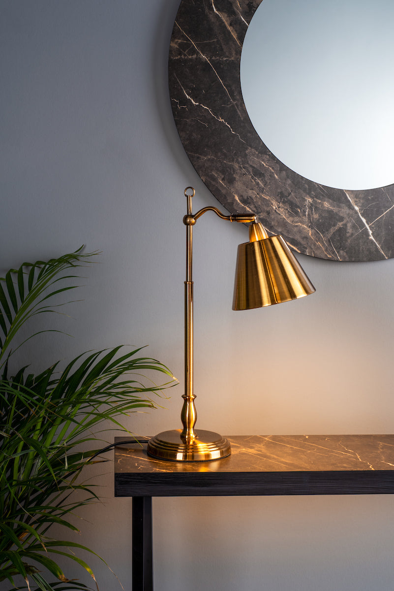 Kempten Task Table Lamp Antique Brass<br>Antique Brass