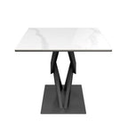 Kenzo White Gloss Ceramic Side Table