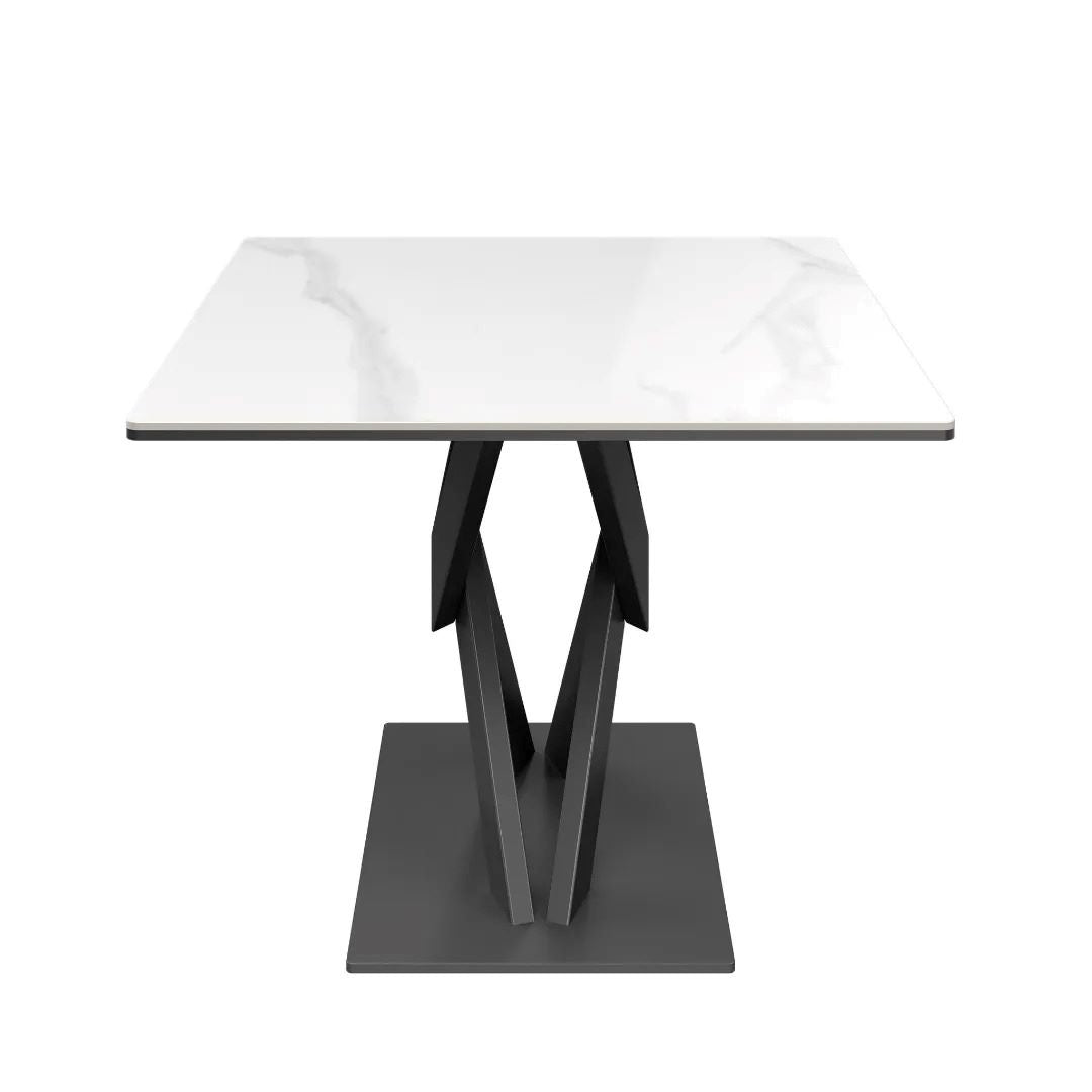 Kenzo White Gloss Ceramic Side Table