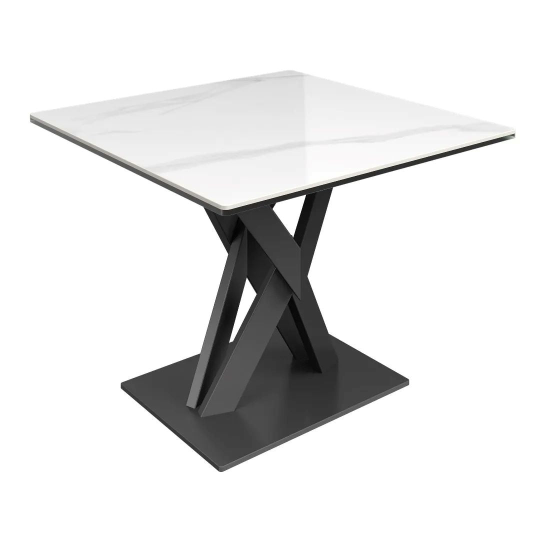 Kenzo White Gloss Ceramic Side Table