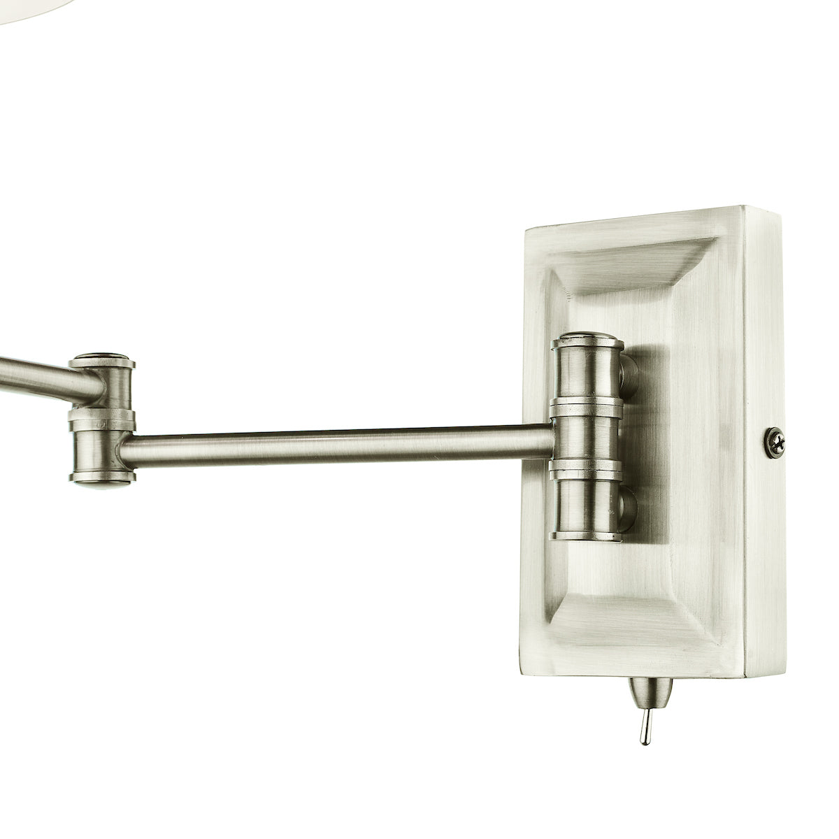 Kensington 1 Light Swing Arm Wall Light Polished Nickel<br>Polished Nickel