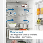 Bosch Series 6 KFI96APEAG Wifi Connected Non-Plumbed Frost Free American Fridge Freezer - Stainless Steel