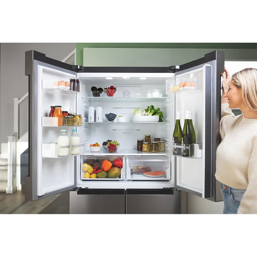 Bosch Series 4 KFN96VPEAG Frost Free American Fridge Freezer- Stainless Steel Effect