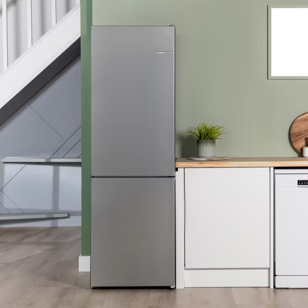 Bosch KGN362LDFG 60cm 70/30 Frost Free Fridge Freezer - Inox-look