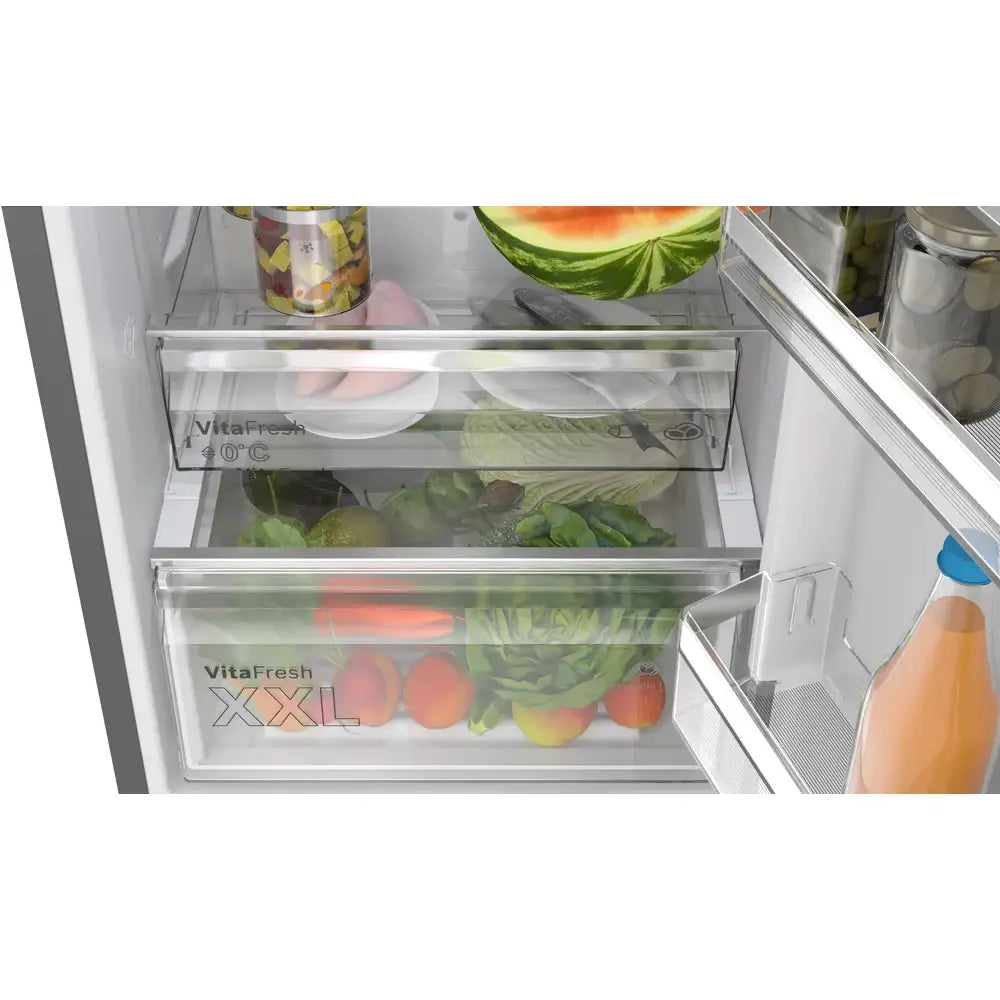 Bosch Series 4 KGN39OCAFG 203cm 70/30 Frost Free Fridge Freezer - Cast Iron