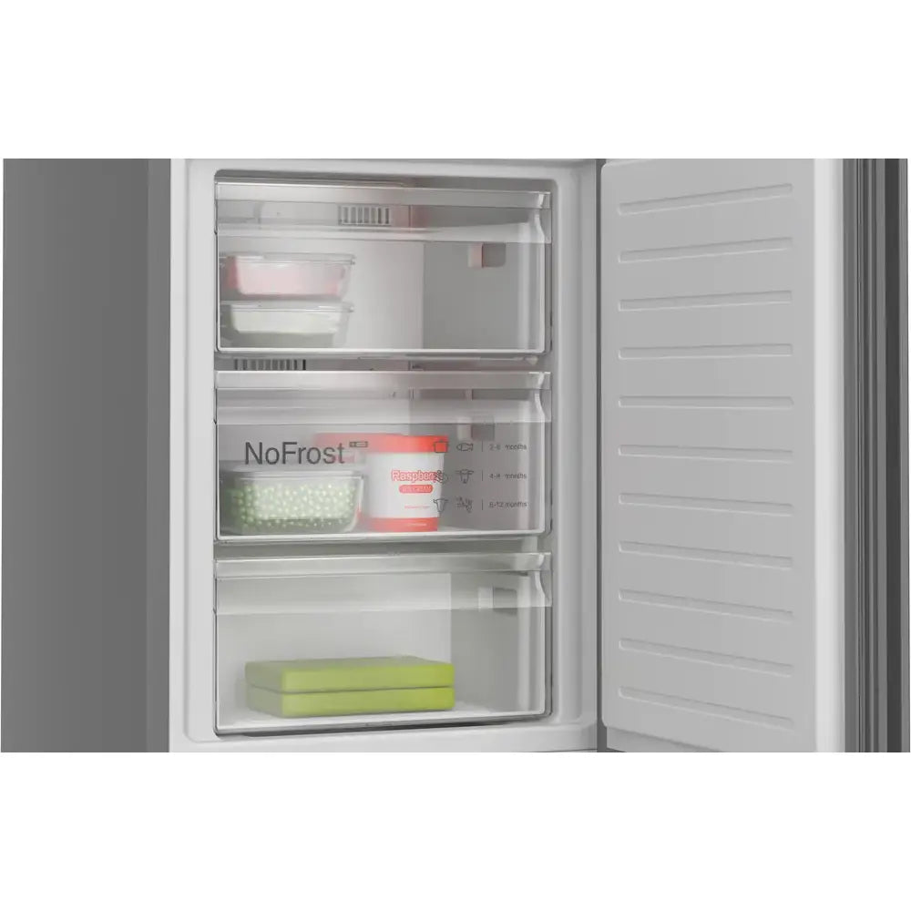 Bosch Series 4 KGN39OCAFG 203cm 70/30 Frost Free Fridge Freezer - Cast Iron