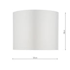 Keta 5 Light Semi Flush Satin Chrome & Polished Chrome<br>Satin Chrome