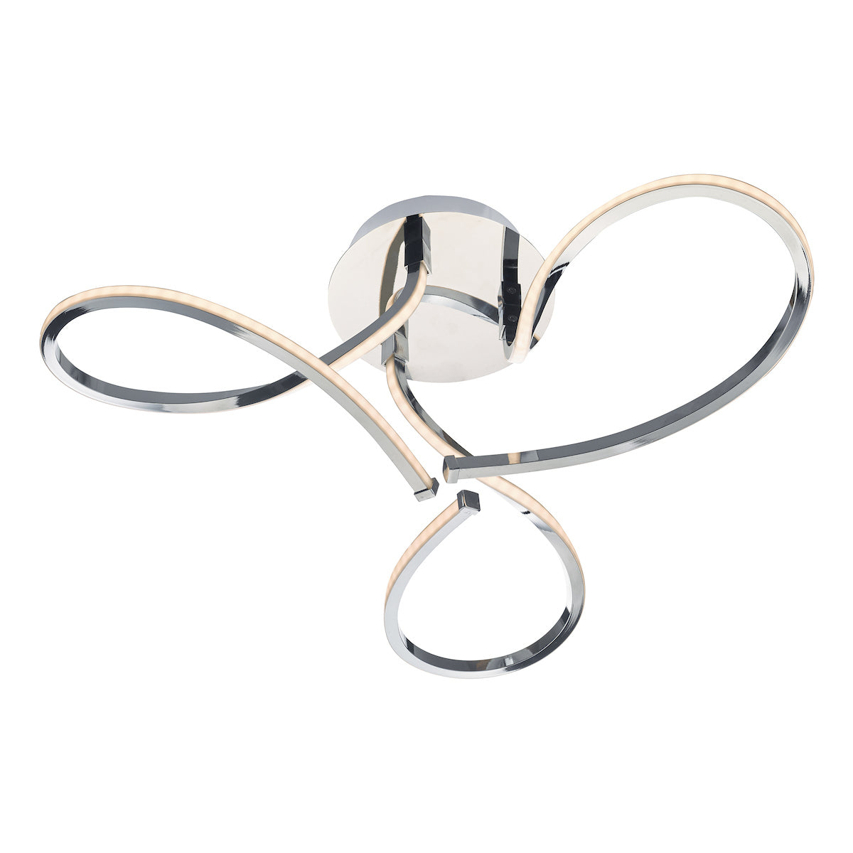 Killian 3 Light Semi Flush Polished Chrome LED<br>Polished Chrome