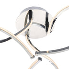 Killian 3 Light Semi Flush Polished Chrome LED<br>Polished Chrome