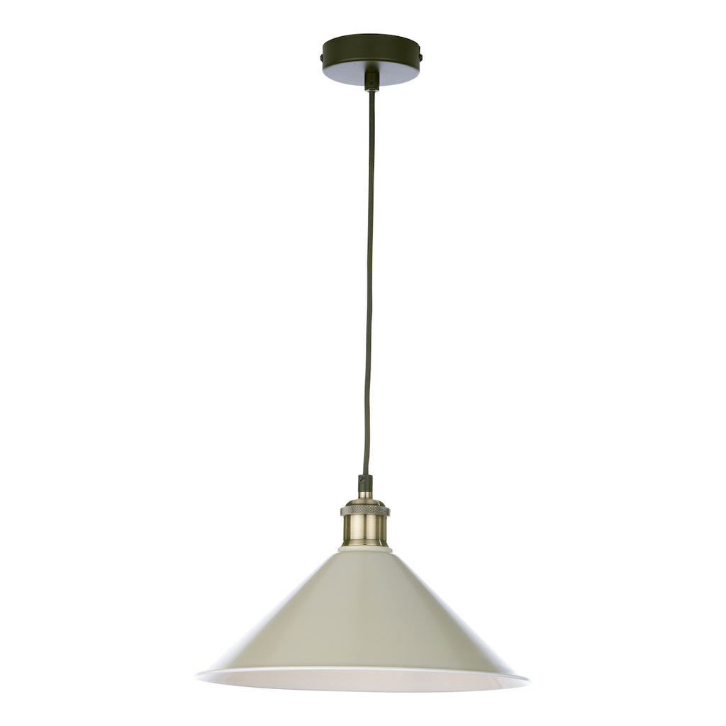 Kinsley Easy Fit Metal Shade Matt Taupe 30cm<br>Matt Taupe