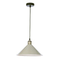 Kinsley Easy Fit Metal Shade Matt Taupe 30cm<br>Matt Taupe