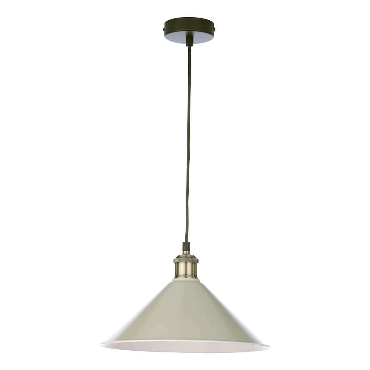 Kinsley Easy Fit Metal Shade Matt Taupe 30cm<br>Matt Taupe