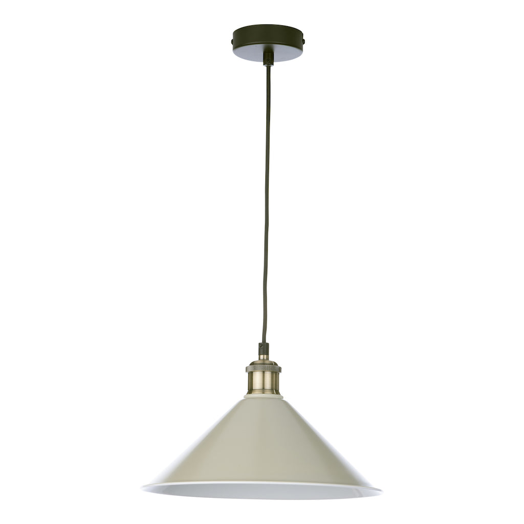 Kinsley Easy Fit Metal Shade Matt Taupe 30cm<br>Matt Taupe