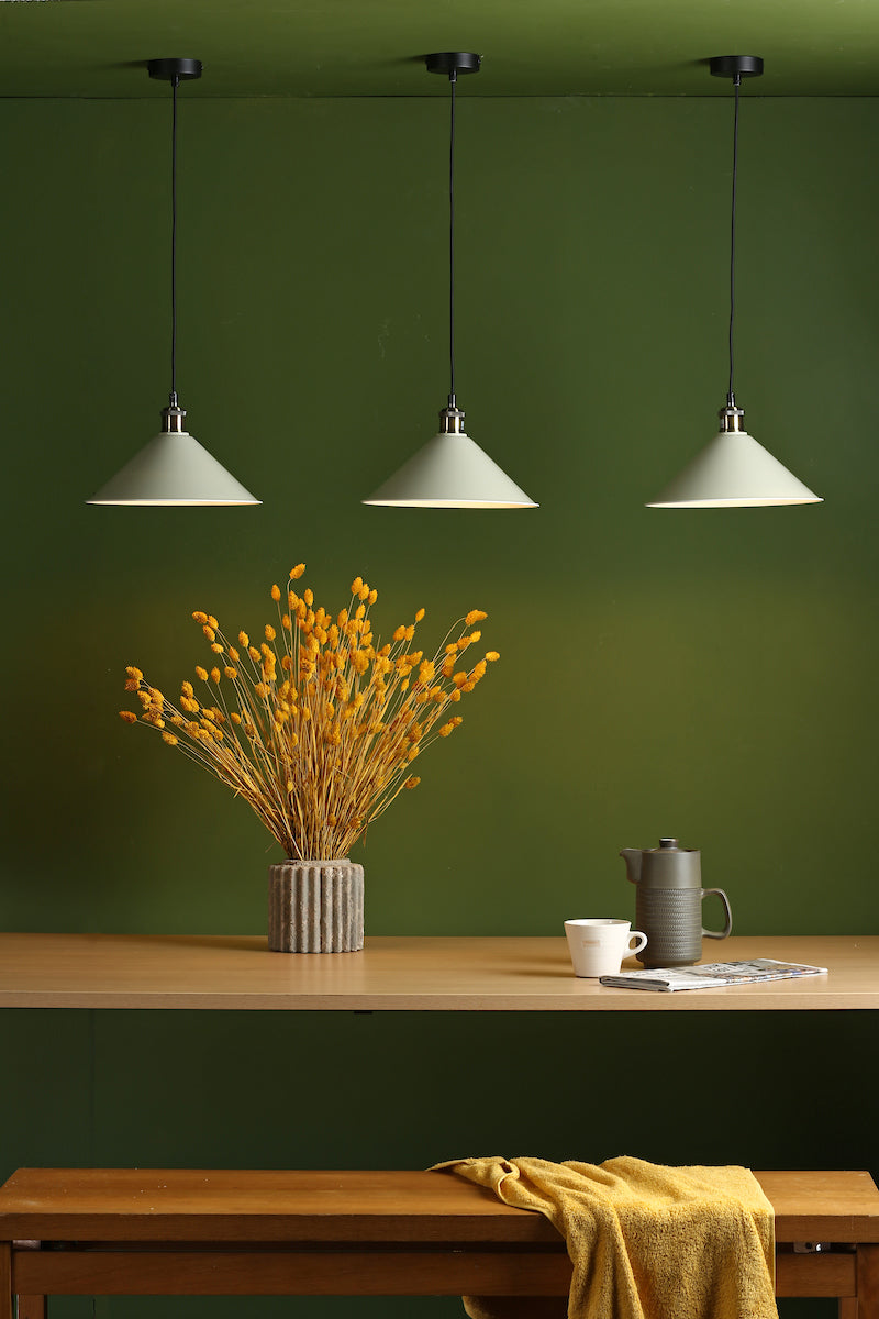 Kinsley Easy Fit Metal Shade Matt Taupe 30cm<br>Matt Taupe