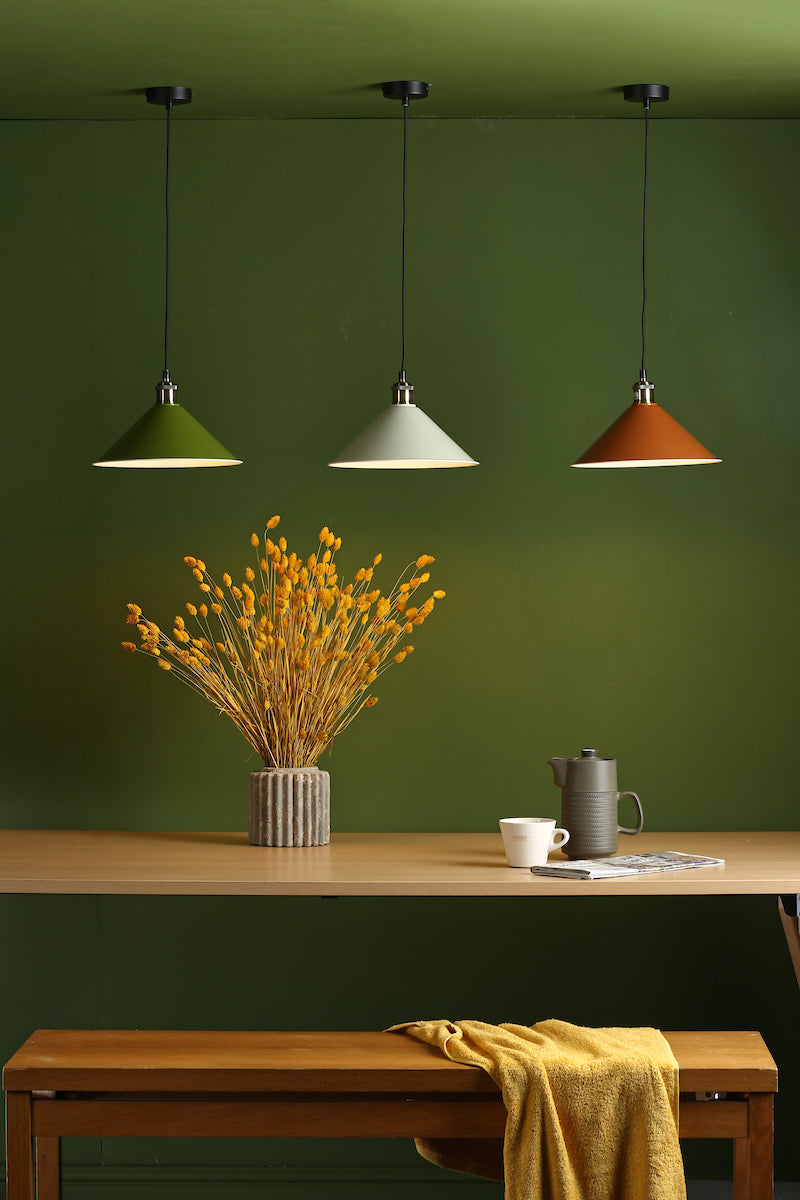 Kinsley Easy Fit Metal Shade Matt Taupe 30cm<br>Matt Taupe