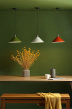 Kinsley Easy Fit Metal Shade Gloss Green 30cm<br>Green