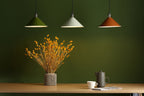 Kinsley Easy Fit Metal Shade Gloss Green 30cm<br>Green