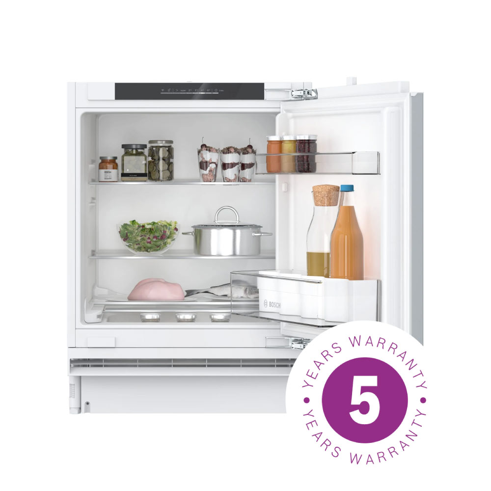 Bosch Series 4 KUR21VFE0G Integrated Under Counter Fridge - Fixed Door Fixing Kit - White